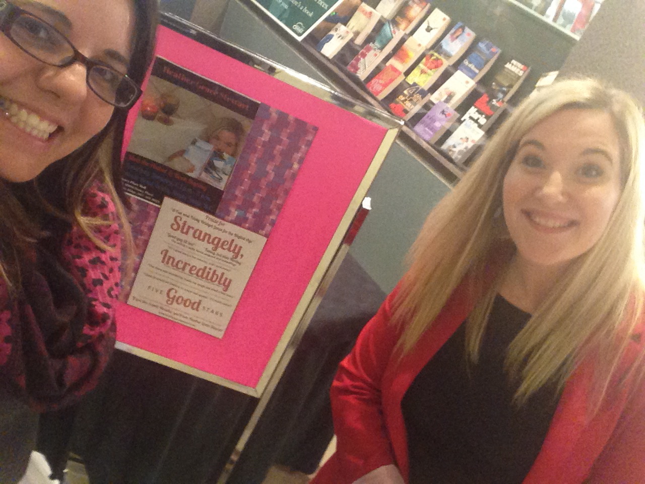 Here's hoping I'll get to meet new readers and reunite with more dear, old friends on this tour, as I did in BC with Deanna! (who took this selfie !) 