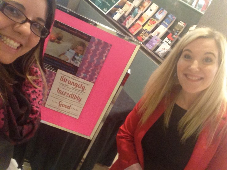 Here's hoping I'll get to meet new readers and reunite with more dear, old friends on this tour, as I did in BC with Deanna! (who took this selfie !) 